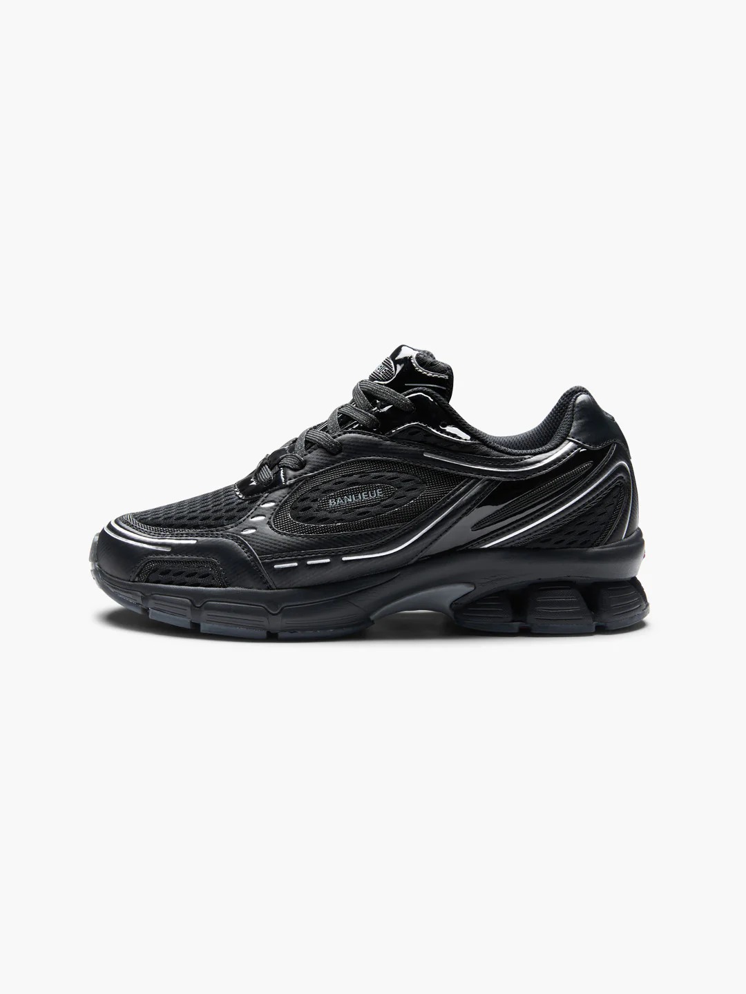 BANLIEUE PATENT SNEAKER | CORE BLACK / PATENT BLACK - Image 3