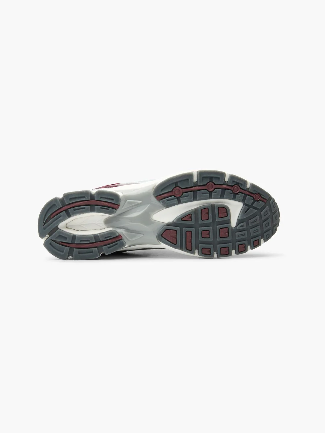 BANLIEUE SNEAKER (SUEDE) | BURGUNDY RED / METALLIC SILVER / CORE WHITE - Image 5