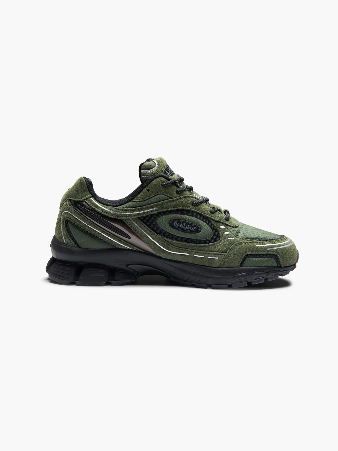 BANLIEUE  SNEAKER | OLIVE GREEN / BLACK - Image 4