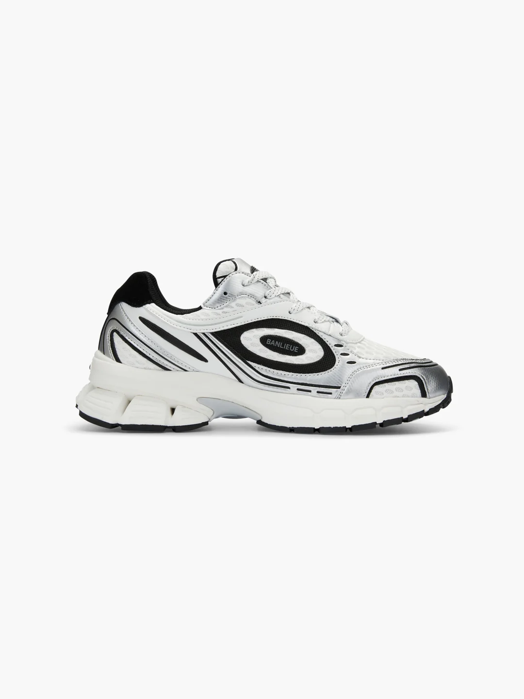 BANLIEUE  SNEAKER (OG) | CORE WHITE / METALLIC SILVER / CORE BLACK - Image 4